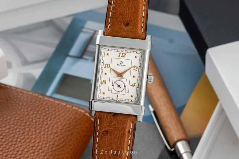 Eterna 1935 steel manual winding men's watch 8491.41.10 Limited [2400898]