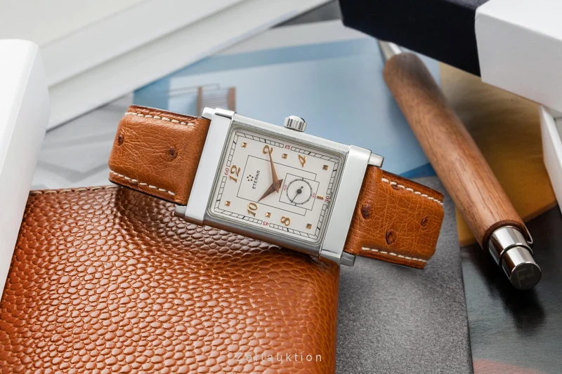 Eterna 1935 steel manual winding men's watch 8491.41.10 Limited [2400898]
