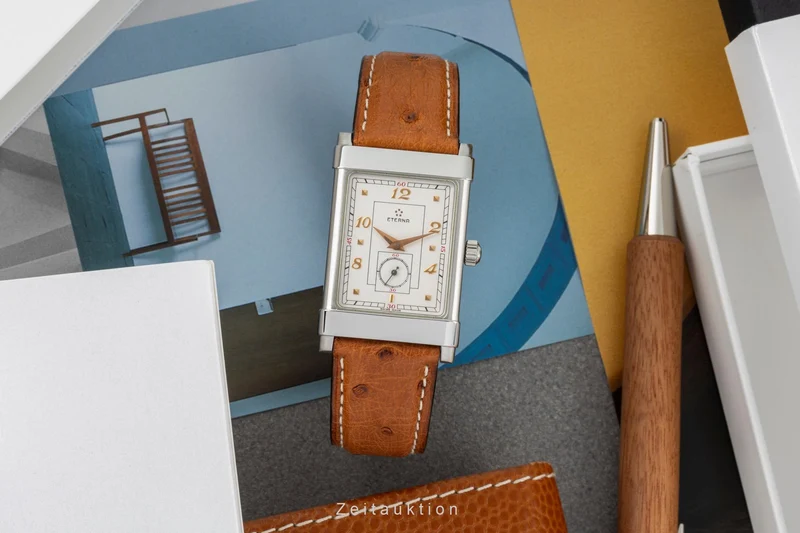 Eterna 1935 steel manual winding men's watch 8491.41.10 Limited [2400898]