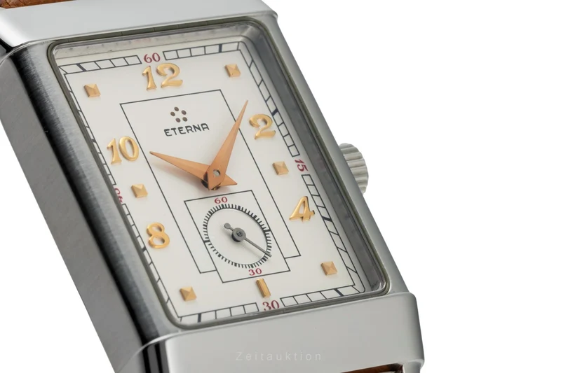 Eterna 1935 steel manual winding men's watch 8491.41.10 Limited [2400898]