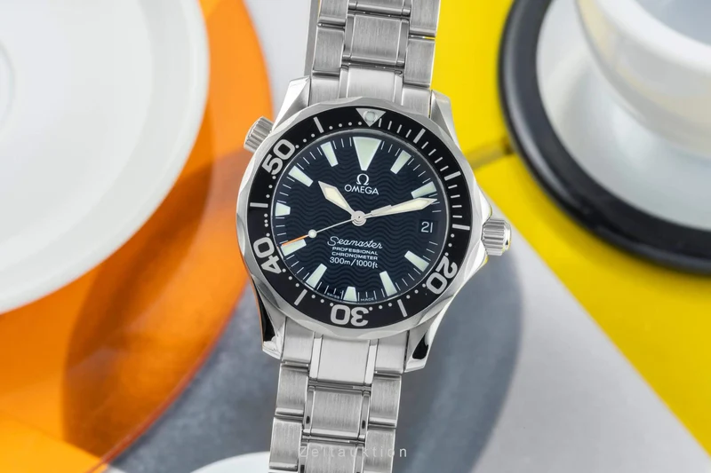 Omega Seamaster steel automatic men's watch 2252.50.00 LP: 6500EUR [2403273]