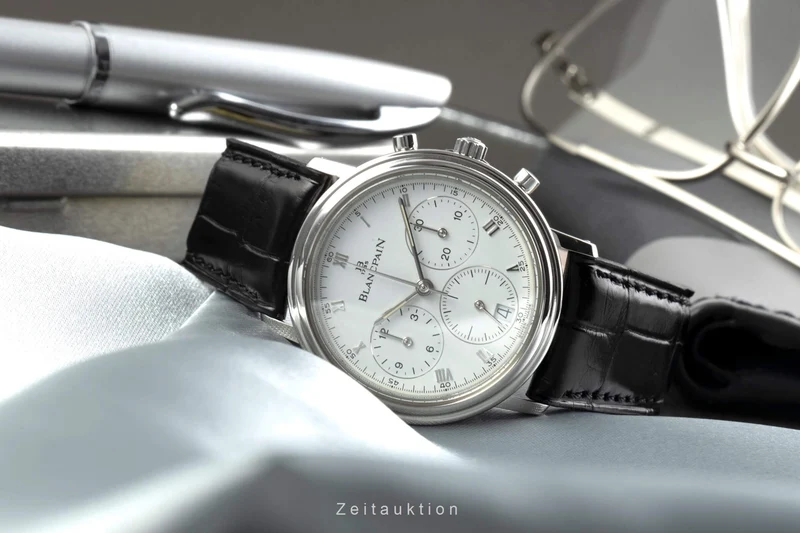 Blancpain Villeret chronograph steel automatic men's watch 1185-1127-55 [2403255]