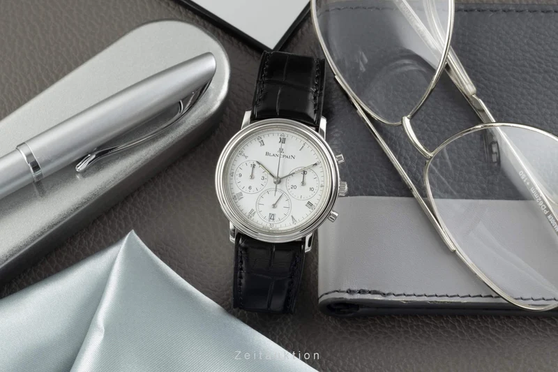 Blancpain Villeret chronograph steel automatic men's watch 1185-1127-55 [2403255]