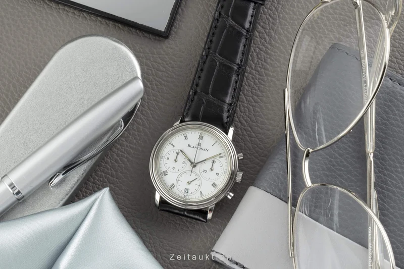Blancpain Villeret chronograph steel automatic men's watch 1185-1127-55 [2403255]
