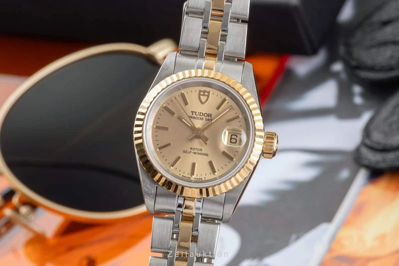 Tudor Princess Date steel / gold automatic women's watch 92413 [2403241]