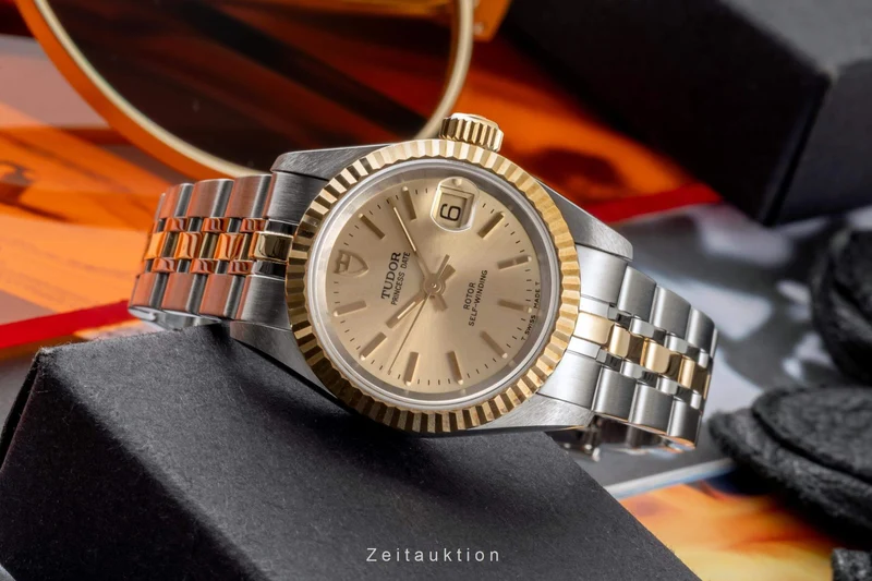 Tudor Princess Date steel / gold automatic women's watch 92413 [2403241]
