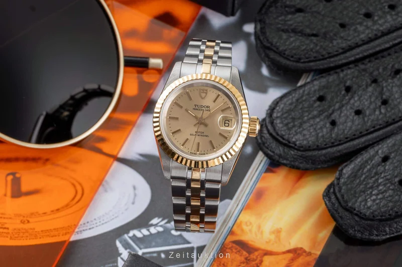 Tudor Princess Date steel / gold automatic women's watch 92413 [2403241]