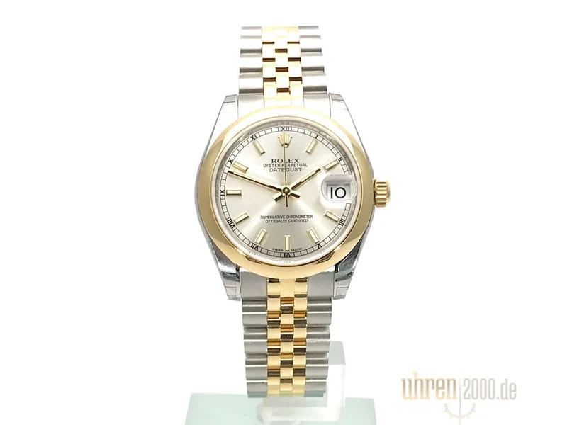 Rolex Datejust 31 Edelstahl Gelbgold 178243 Silber Jubile-Band aus 2017