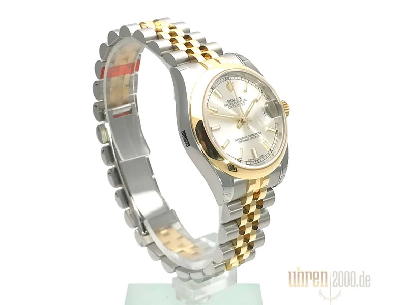 Rolex Datejust 31 Edelstahl Gelbgold 178243 Silber Jubile-Band aus 2017