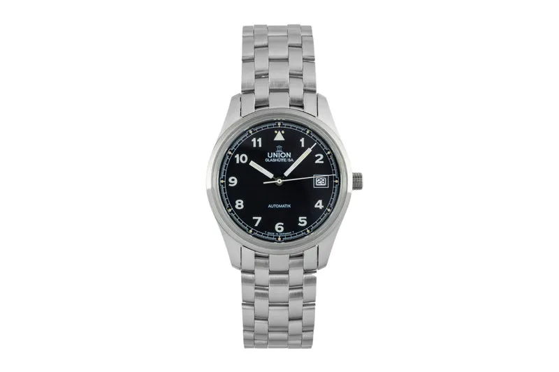 Union Glashütte Fliegeruhr steel automatic men's watch 26-11-07-07-10 [2400897]