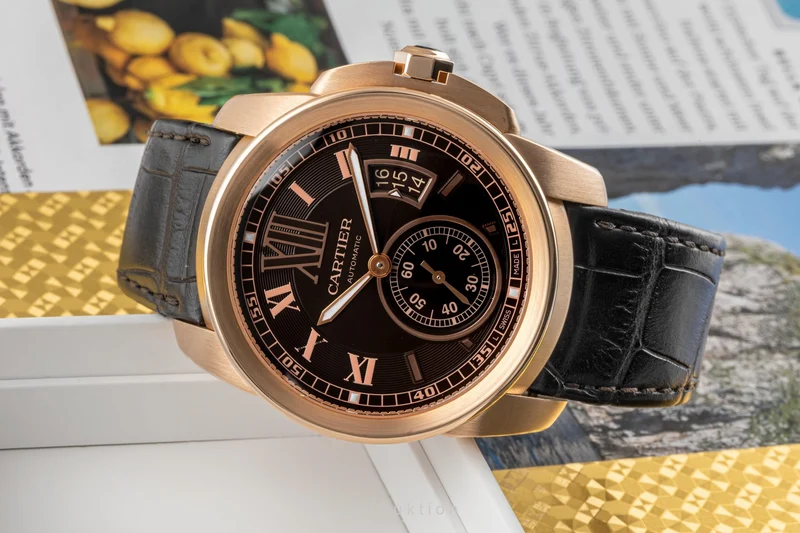 Cartier Calibre de Cartier 18 ct red gold automatic men's watch W7100007, 3300 [2305795]