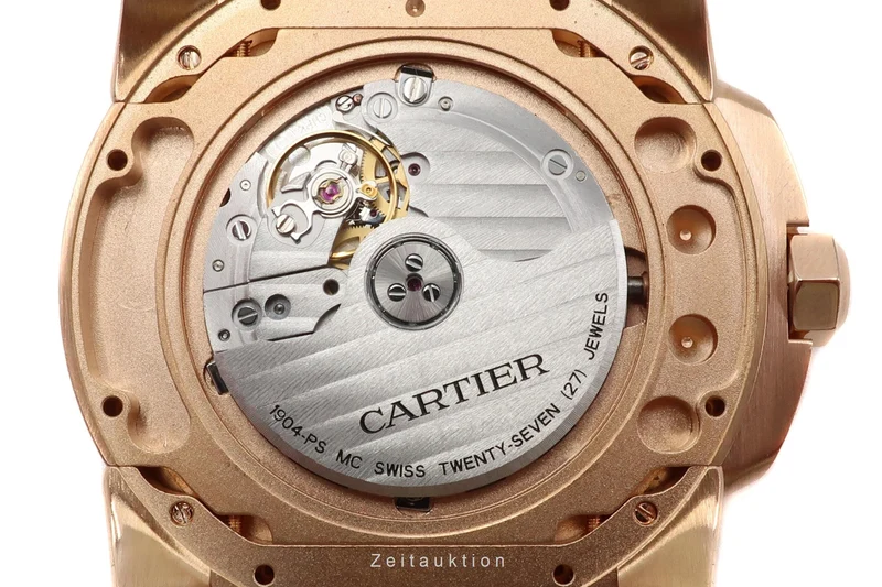 Cartier Calibre de Cartier 18 ct red gold automatic men's watch W7100007, 3300 [2305795]