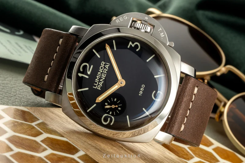Panerai Luminor Marina steel manual winding men's watch PAM00127 [2401835]