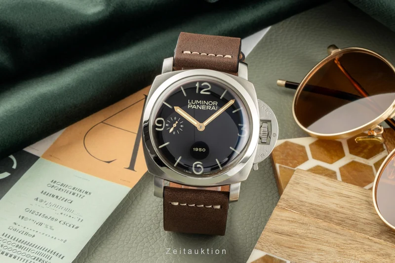 Panerai Luminor Marina steel manual winding men's watch PAM00127 [2401835]