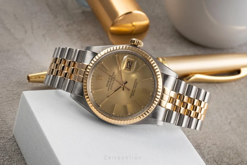 Rolex Datejust steel / gold automatic men's watch 16013 [2503107]