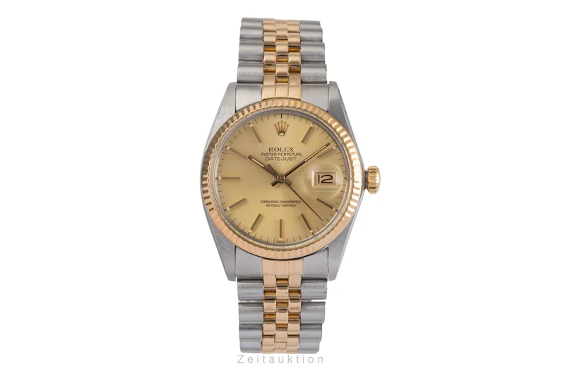 Rolex Datejust steel / gold automatic men's watch 16013 [2503107]