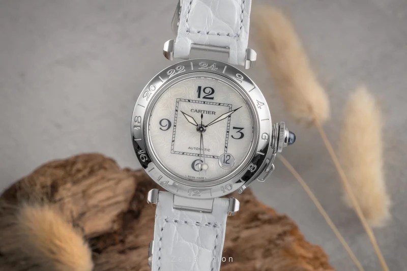 Cartier Pasha steel automatic men's watch W3107199 [2502798]