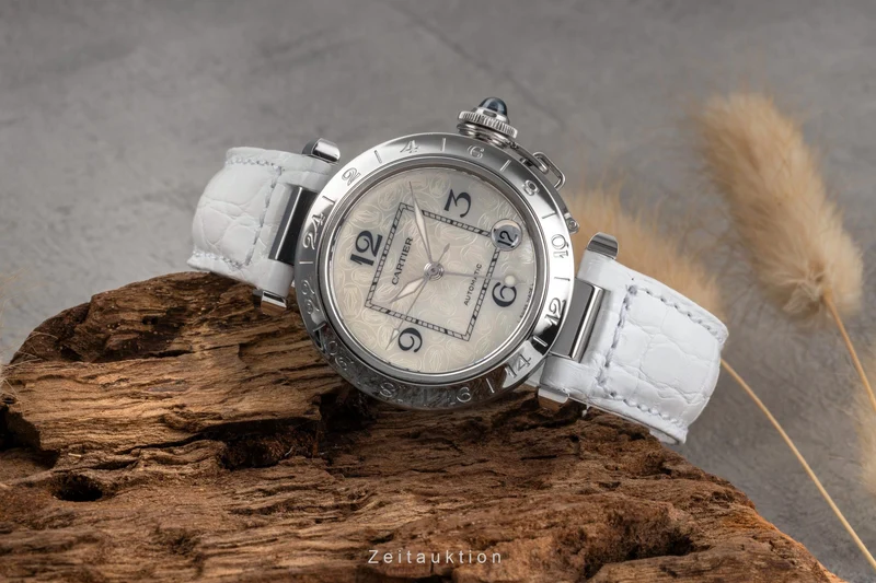 Cartier Pasha steel automatic men's watch W3107199 [2502798]