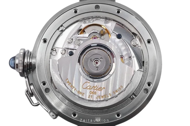Cartier Pasha steel automatic men's watch W3107199 [2502798]