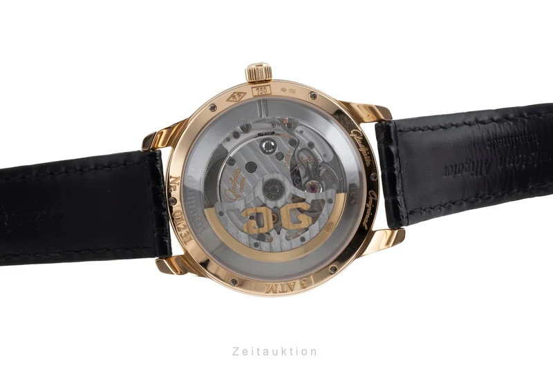 Glashütte Senator Sixties 18 ct red gold automatic men's watch 1-39-52-01-01-04 LP: 14100EUR [2503497]