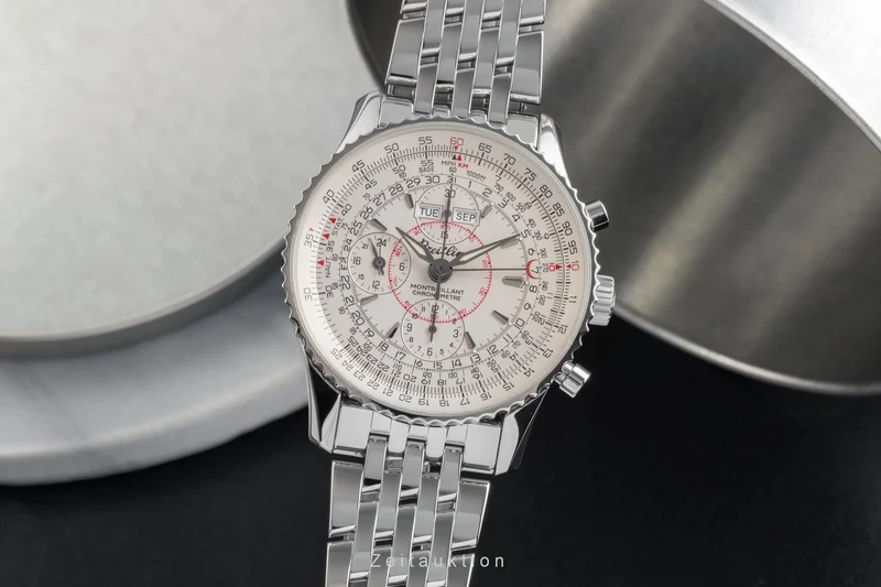 Breitling Montbrillant Datora chronograph steel automatic men's watch A21330 A213G18NP [2503295]