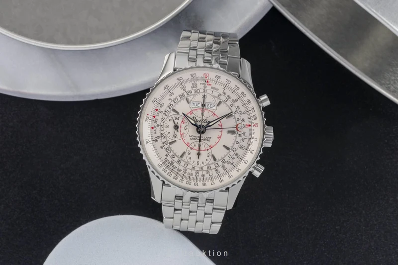 Breitling Montbrillant Datora chronograph steel automatic men's watch A21330 A213G18NP [2503295]