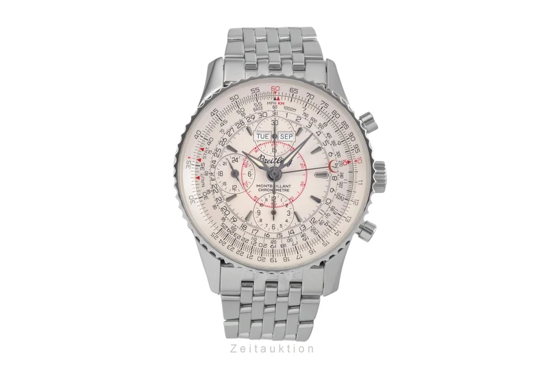 Breitling Montbrillant Datora chronograph steel automatic men's watch A21330 A213G18NP [2503295]