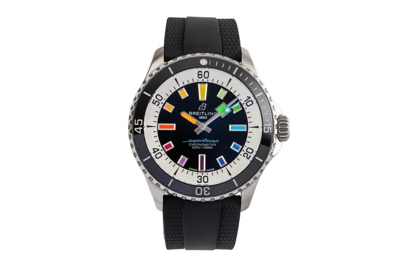 Breitling Superocean steel automatic men's watch A17375211B2S2 LP: 5350EUR [2503666]