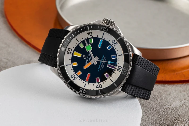 Breitling Superocean steel automatic men's watch A17375211B2S2 LP: 5350EUR [2503666]