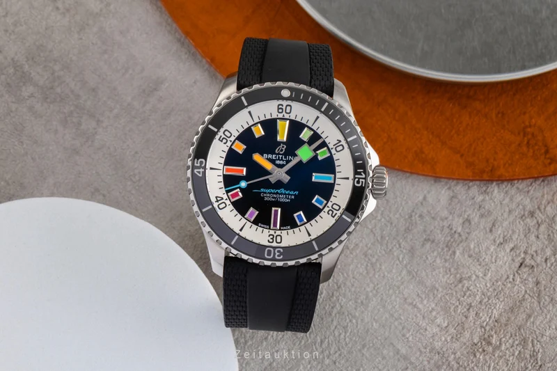 Breitling Superocean steel automatic men's watch A17375211B2S2 LP: 5350EUR [2503666]
