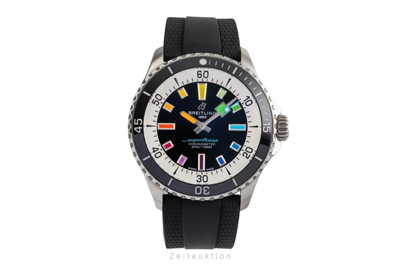 Breitling Superocean steel automatic men's watch A17375211B2S2 LP: 5350EUR [2503666]