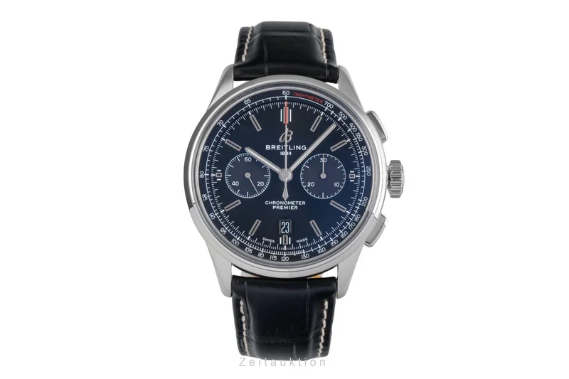 Breitling Premier chronograph steel automatic men's watch AB0118 LP: 8850EUR [2503518]