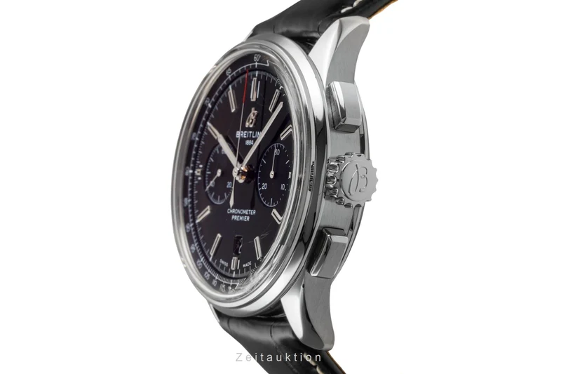 Breitling Premier chronograph steel automatic men's watch AB0118 LP: 8850EUR [2503518]