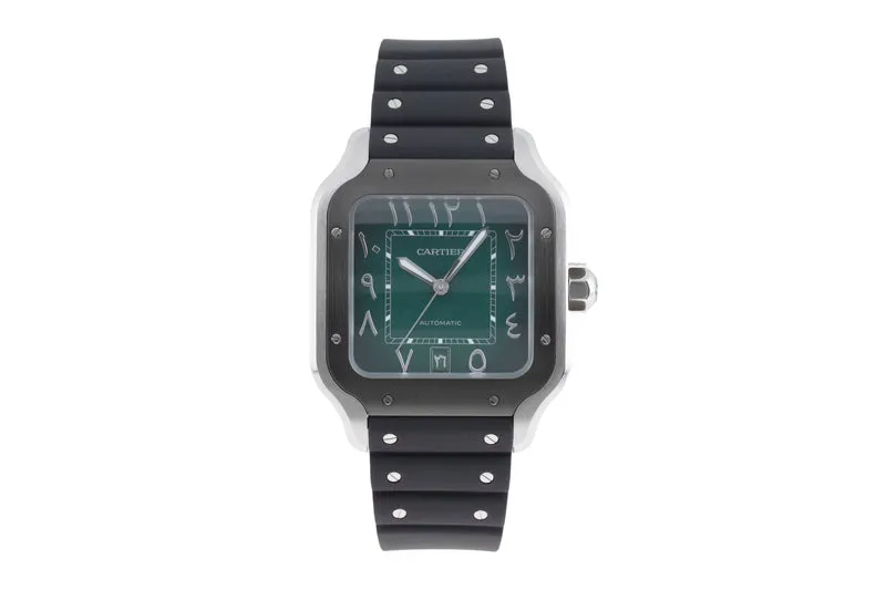 Cartier Santos steel automatic men's watch WSSA0055 [2503826]