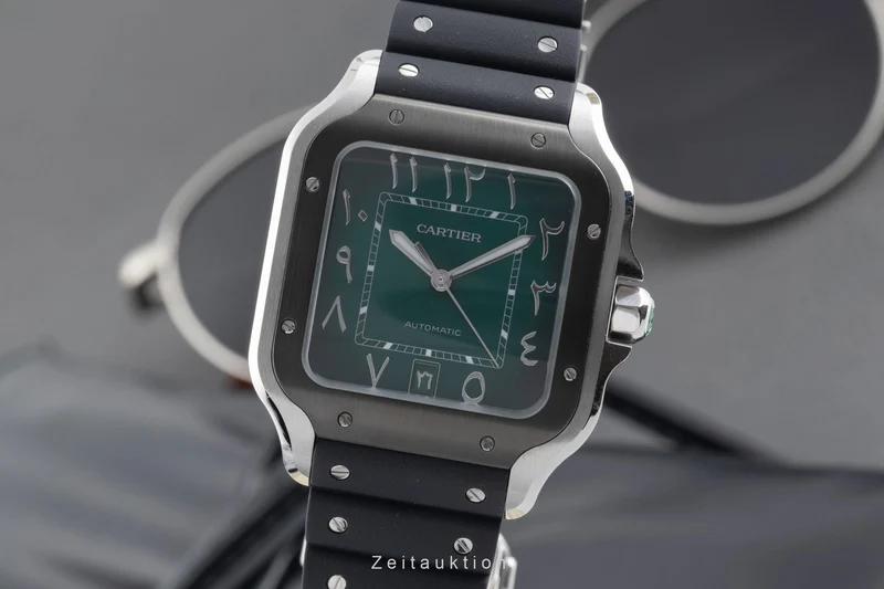 Cartier Santos steel automatic men's watch WSSA0055 [2503826]