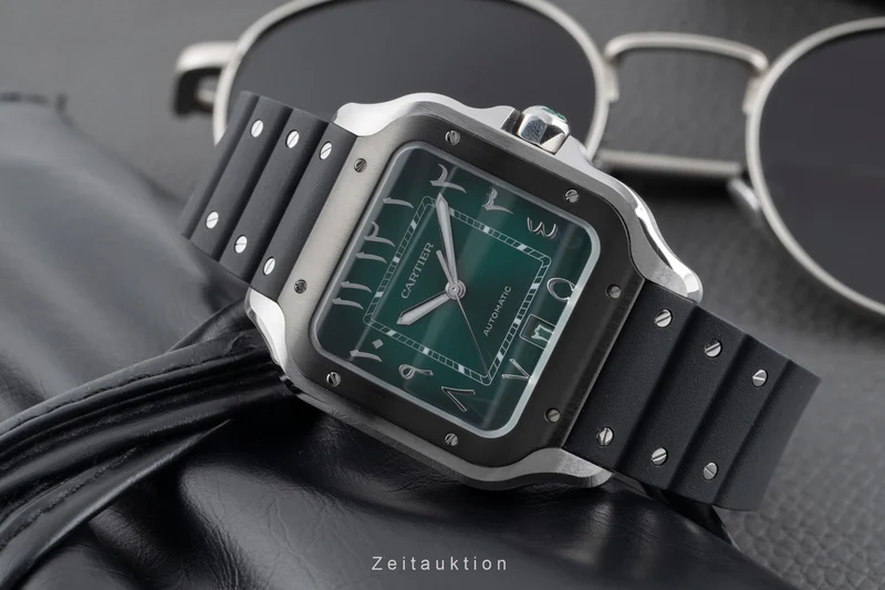 Cartier Santos steel automatic men's watch WSSA0055 [2503826]