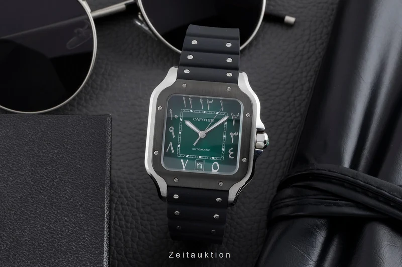 Cartier Santos steel automatic men's watch WSSA0055 [2503826]