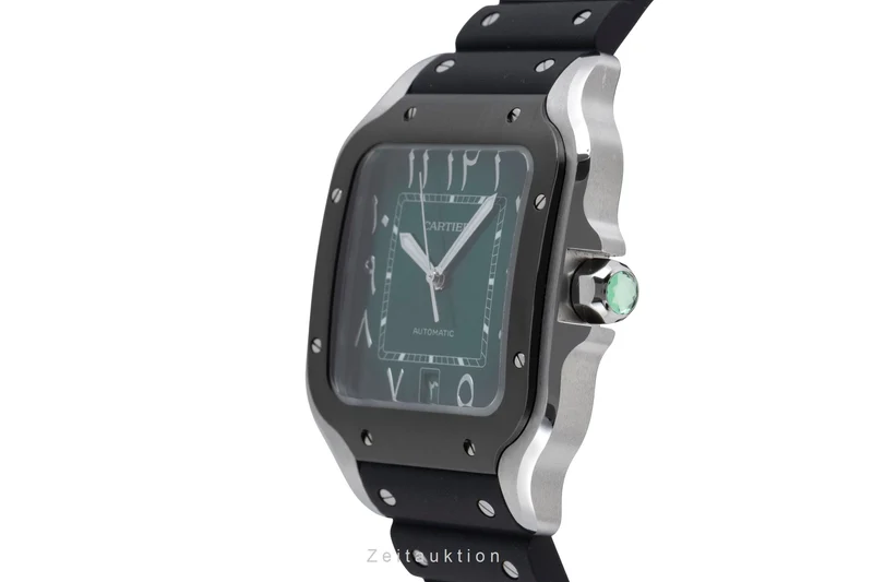 Cartier Santos steel automatic men's watch WSSA0055 [2503826]