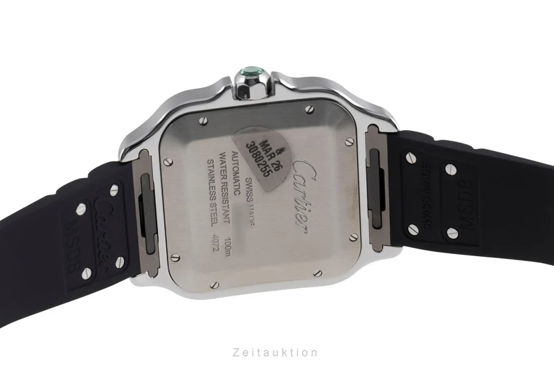 Cartier Santos steel automatic men's watch WSSA0055 [2503826]