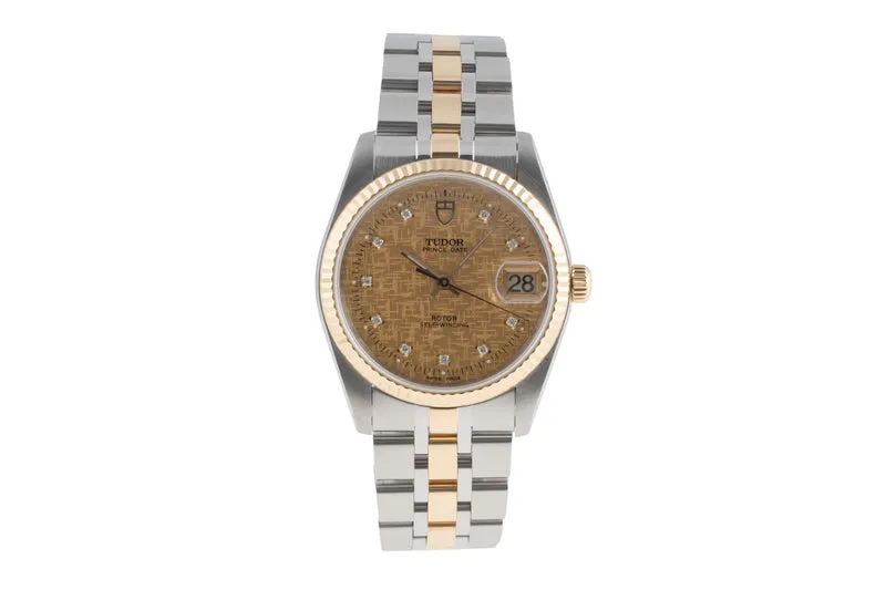 Tudor Prince Date steel / gold automatic men's watch 74033 [2503111]