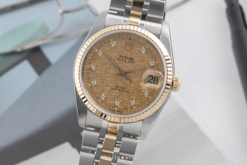 Tudor Prince Date steel / gold automatic men's watch 74033 [2503111]