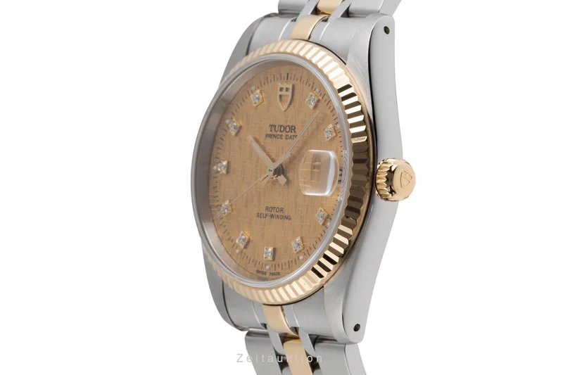 Tudor Prince Date steel / gold automatic men's watch 74033 [2503111]