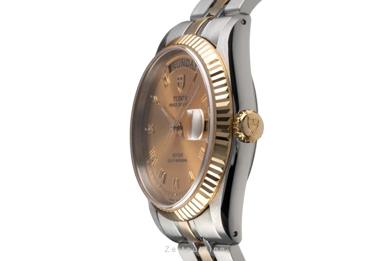 Tudor Date-Day steel / gold automatic men's watch 76213 [2503821]