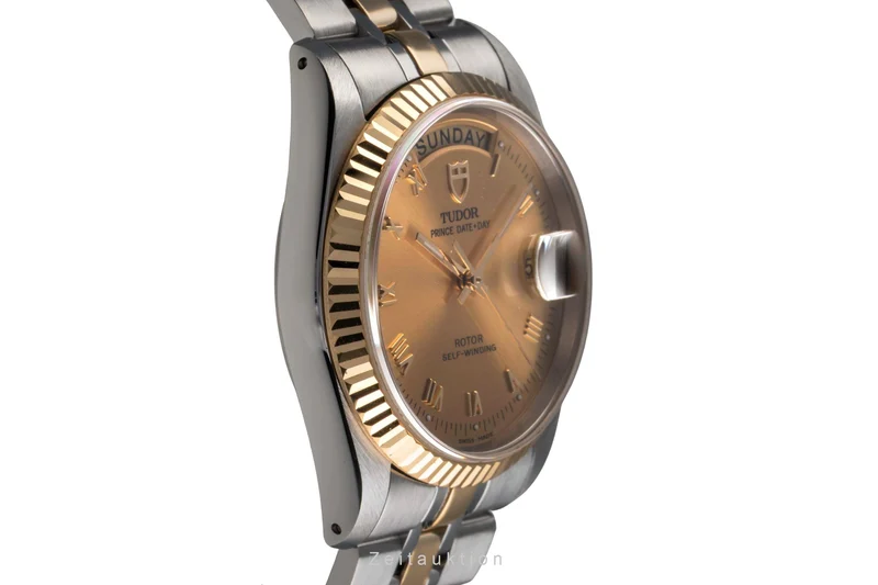 Tudor Date-Day steel / gold automatic men's watch 76213 [2503821]