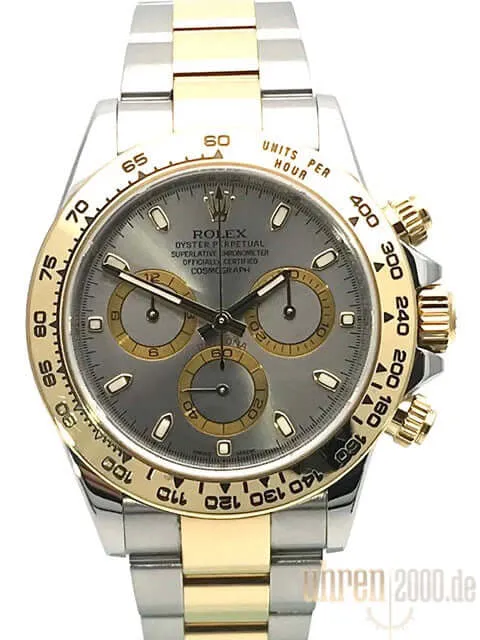 Rolex Daytona Edelstahl - Gelbgold 116503 Stahlfarben LC100