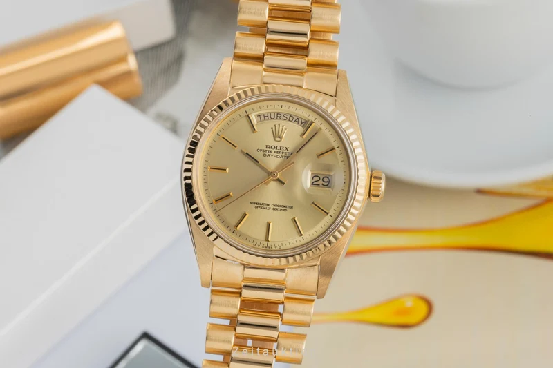 Rolex Day-Date 18 ct gold automatic men's watch 1803 LP: 35900EUR Vintage [2400876]