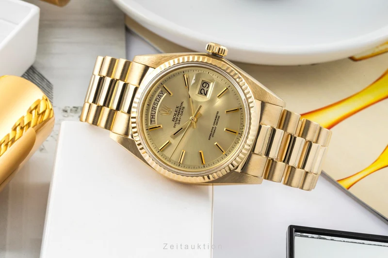Rolex Day-Date 18 ct gold automatic men's watch 1803 LP: 35900EUR Vintage [2400876]