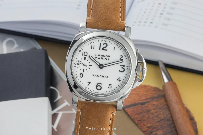 Panerai Luminor Marina steel manual winding men's watch PAM00113 LP: 6200EUR [2400859]