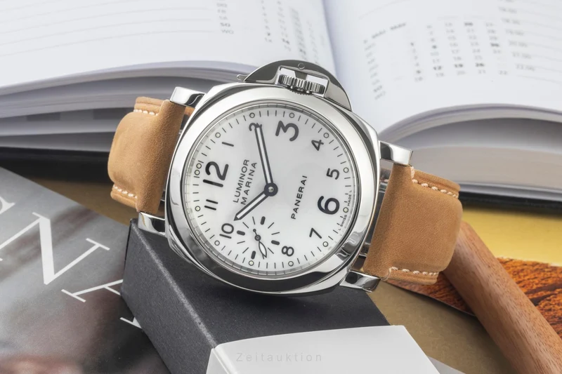 Panerai Luminor Marina steel manual winding men's watch PAM00113 LP: 6200EUR [2400859]