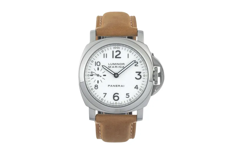 Panerai Luminor Marina steel manual winding men's watch PAM00113 LP: 6200EUR [2400859]